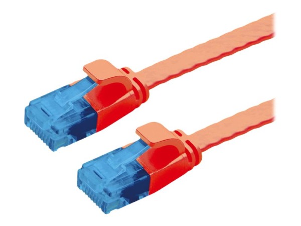 VALUE 21992023 RJ45 Netzwerkkabel, Patchkabel CAT 6a U/UTP 3.00 m Rot 1 St.