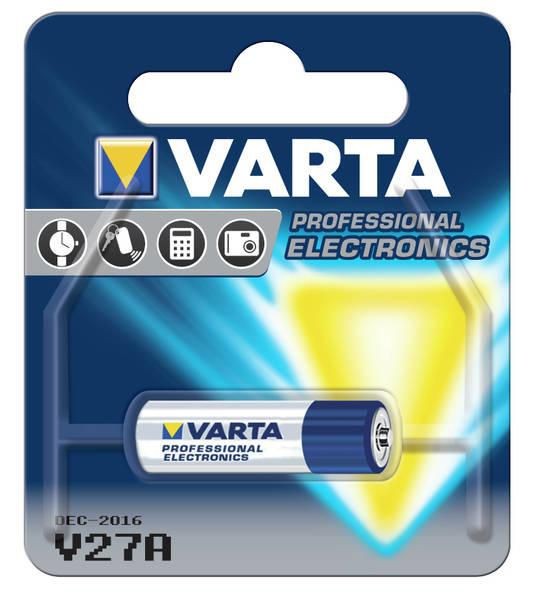 VARTA Electronics Batterie V27 A Alkali-Mangan 20 mAh 12V