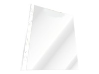 DURABLE BUSINESS Prospekthülle, DIN A4, PP, glasklar 0,050 mm, oben offen, mit Universallochung, - 1