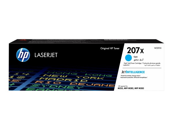 HP 207X Cyan LaserJet Toner Cartridge