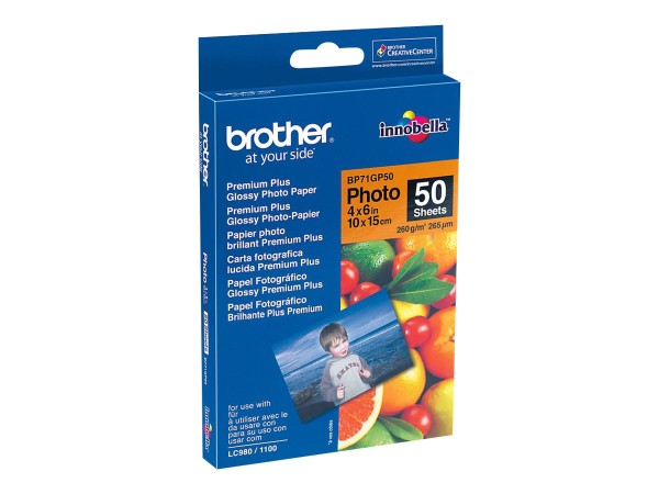 BROTHER BP-71GP50 Fotopapier A6 50BL