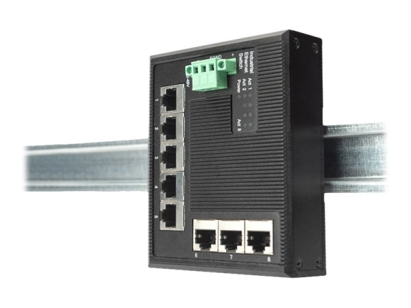 DIGITUS INDUSTRIAL GIGABIT FLAT SWITCH