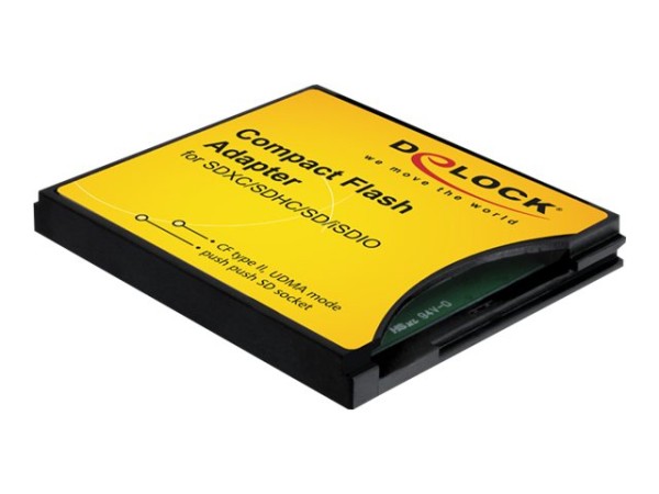 Delock Compact Flash Adapter für SD / MMC Speicherkarten