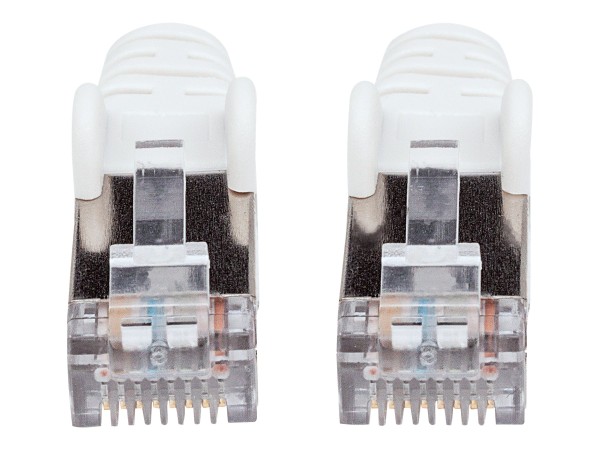 INTELLINET Patchkabel mit Cat7-Rohkabel S/FTP 1m weiß