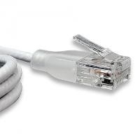 WANTEC Patchkabel UTP CAT6a eGlow d=2,8mm 1,50m weiß