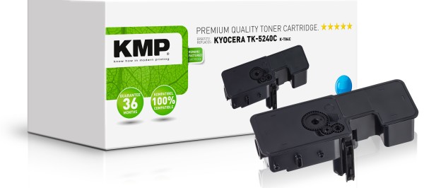 KMP Tonerkartusche ersetzt Kyocera TK5240C (1T02R7CNL0)