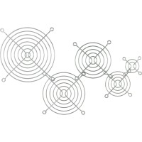 Lüftergitter 80x80mm