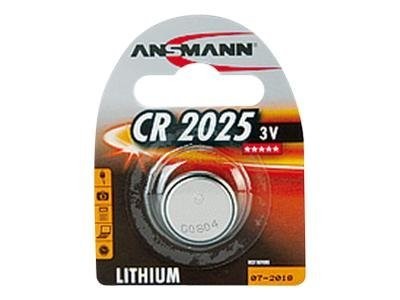 ANSMANN Knopfzelle 3 V Lithium CR 2025