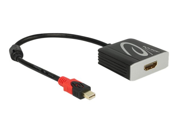 DELOCK Displayport Kabel Delock mini DP -> HDMI A St/Bu 0.20m schw.