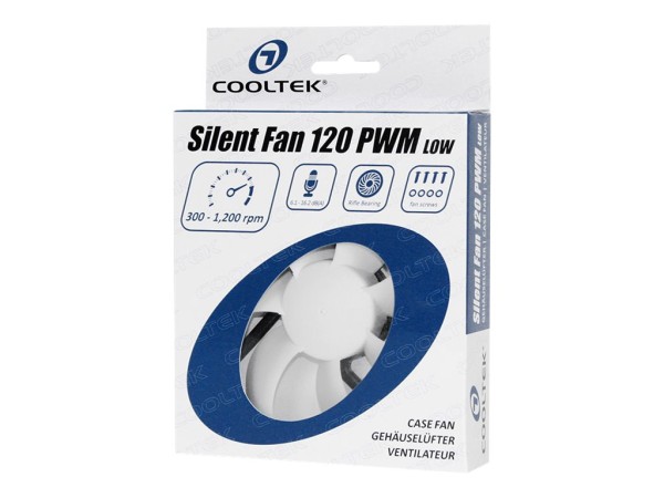COOLTEK Lüfter Cooltek Silent Fan 120*120*25 PWM 300/ 1200RPM bulk