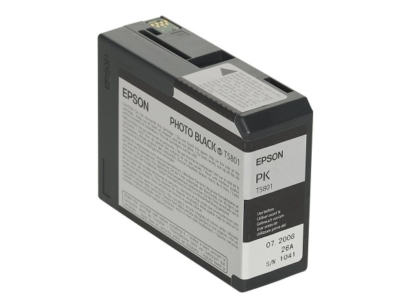 EPSON T5801 Photo schwarz Tintenpatrone