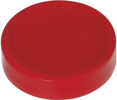 MAUL Magnet (Ø x H) 30 mm x 8.4 mm rund Rot 10 Stück 6172325 (6172325)