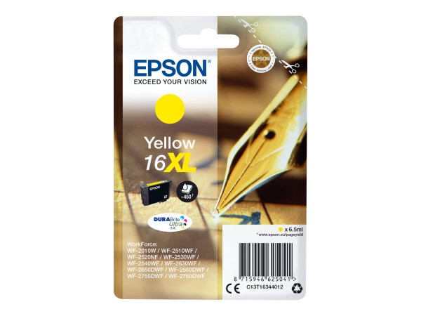 EPSON 16XL XL Gelb Tintenpatrone