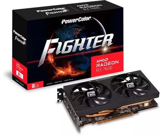 POWERCOLOR Radeon RX 7600 Fighter 8GB