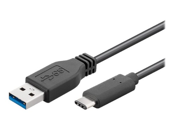 GOOBAY USB3.1 Kabel C -> A St/St 1.00m schwarz