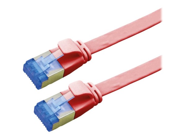 VALUE 21992120 RJ45 Netzwerkkabel, Patchkabel CAT 6a F/UTP 0.50 m Rot 1 St.