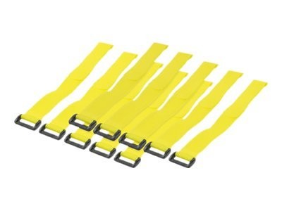 LOGILINK Kabelbinder Klettverschluss Gelb