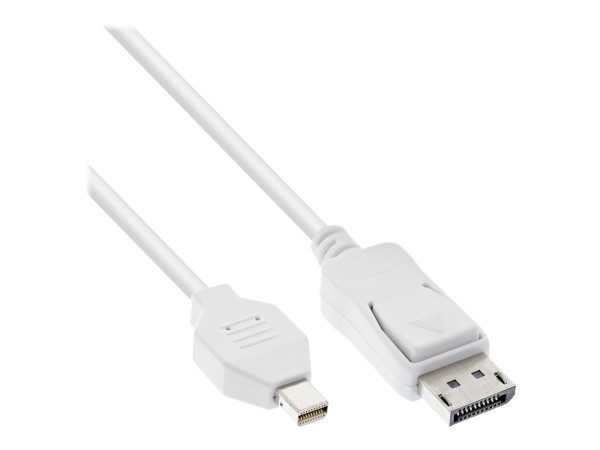 INLINE 17131 Mini DisplayPort Kabel Mini DisplayPort zu DisplayPort, weiß, 5m