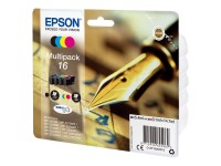 EPSON 16 Multipack 4er Pack Schwarz, Gelb, Cyan, Magenta Tintenpatrone
