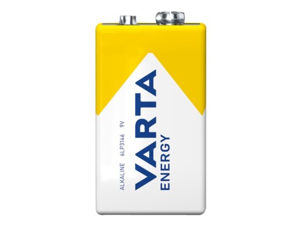 VARTA Batterie Alkaline, E-Block, 6LR61, 9V (04122 229 412)