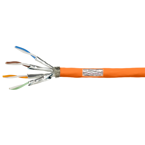 LOGILINK Cat.7 1000MHz Installation Cable AWG 23 S/FTP 25m, orange