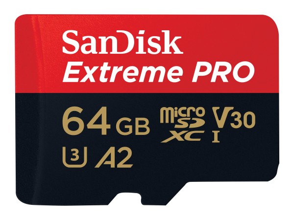SANDISK 64GB SanDisk Extreme Pro MicroSDXC 200MB/s +Adapter