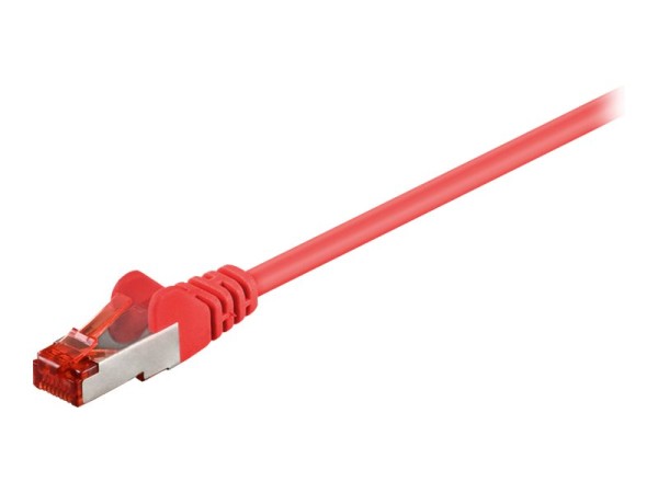 WENTRONIC CAT 6 Netzwerkkabel 2xRJ45 Stecker - S/FTP 2x geschirmt: PIMF + Gesamtschirm (Geflecht)