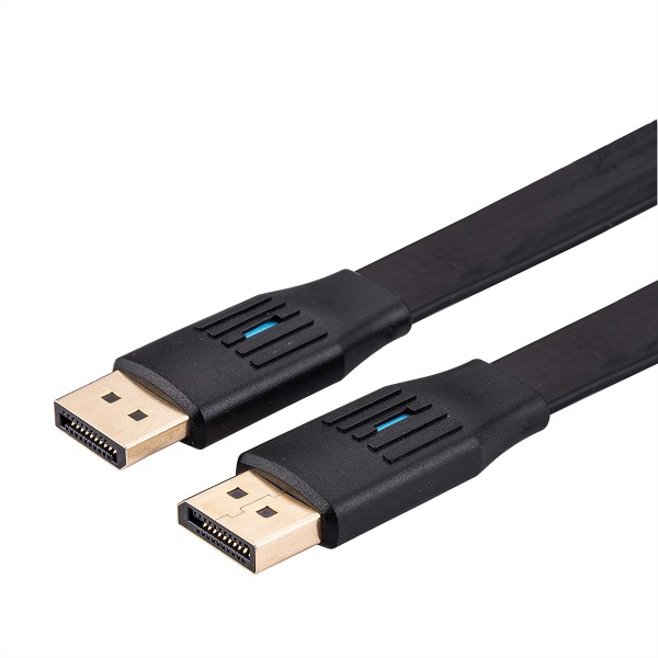 VALUE DisplayPort Kabel v1.4 flach DP ST/ST schwarz 5m
