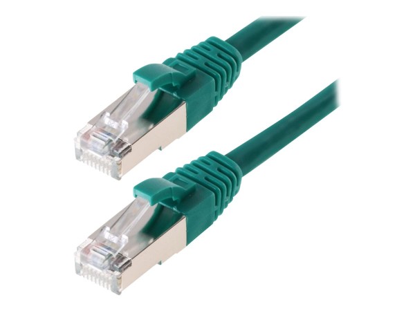 helos Patchkabel SF/UTP, CAT 5e, grün, 0,5 m