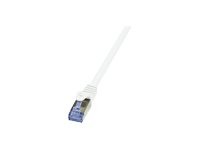 LOGILINK CQ3081S S/FTP Patchkabel Kat.6A PrimeLine weiß -   7,50m