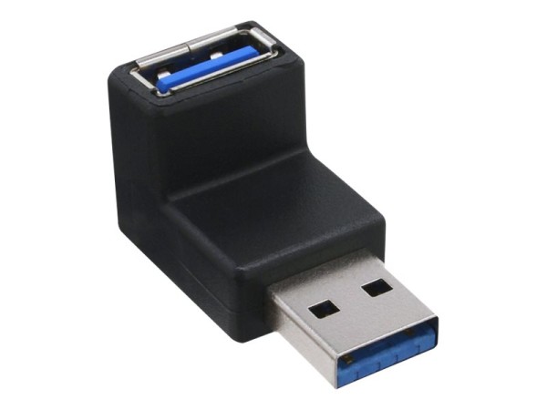 INLINE ® USB 3.0 Adapter, Stecker A auf Buchse A, gewinkelt 90°