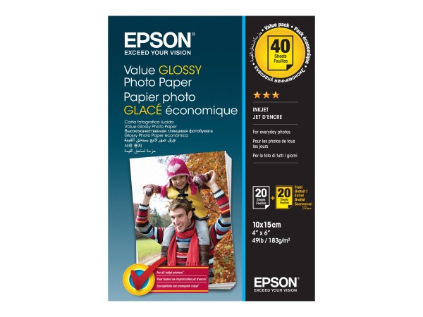 EPSON Photo Paper Glossy (C13S400044) 183g/m², 10x15cm
