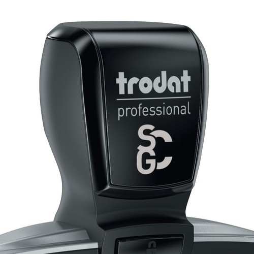TRODAT 5117, Selbstfärbestempel, Text/Datumsstempel, 4 x 46 mm, Schwarz
