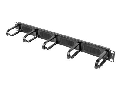 LANBERG Kabelführungspanel 19" Bürstenleiste Typ B schwarz