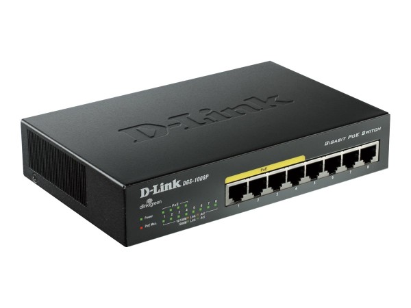 D-LINK Switch GigaExpress / 8x10/100/1000TX ohn