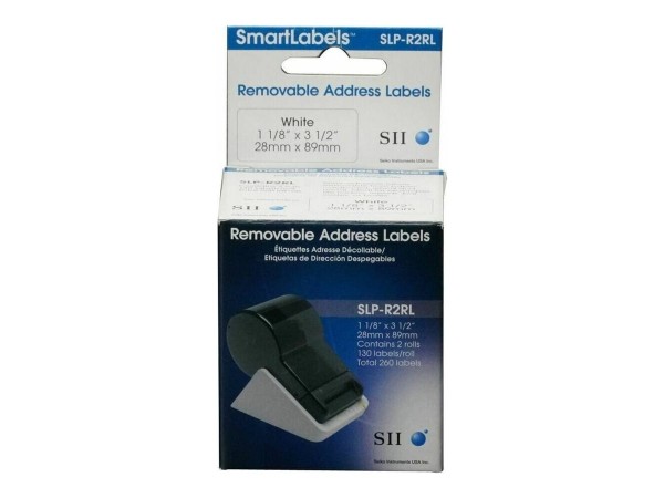 SEIKO STANDARD ADDRESS LABEL 8 x 89mm 2x130 Labels/Roll