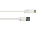 ALCASA GC 2831-AC005W - USB 3.1 Kabel A Stecker auf C Stecker weiss 0.5 m (2831-AC005W)