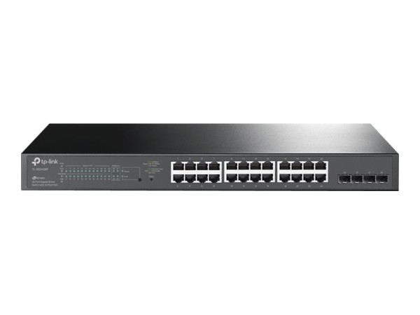 TP-LINK JetStream" 28-Port Gigabit Smart Switch with 24-Port PoE+
