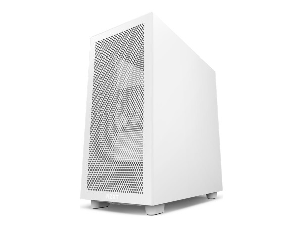 NZXT H7 Flow White RGB (2024) Midi Tower ATX Gaming Gehäuse weiß mit Glasfenster