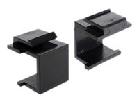 DELOCK Keystone Abdeckung schwarz 4 Stück