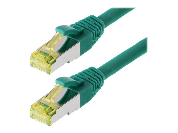 HERWECK helos Patchkabel S/FTP (PIMF) CAT 6a grün 0,5m