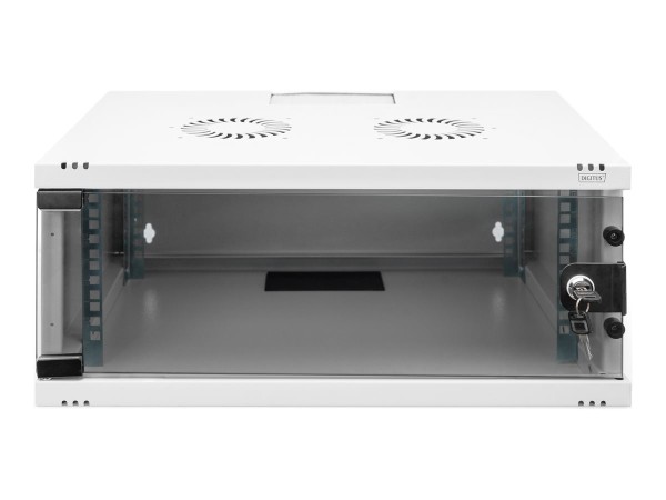 DIGITUS DN-38010 19 Zoll Wandgehäuse (B x H x T) 540 x 241 x 400 mm 4 HE Lichtgrau (RAL 7035),