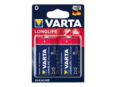 VARTA Max Tech 4720 - Batterie 2 Stück D Alkalisch