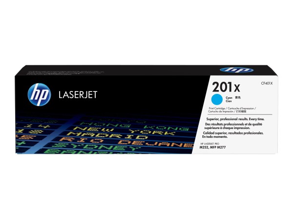 HP 201X Cyan LaserJet Tonerpatrone (CF401X)