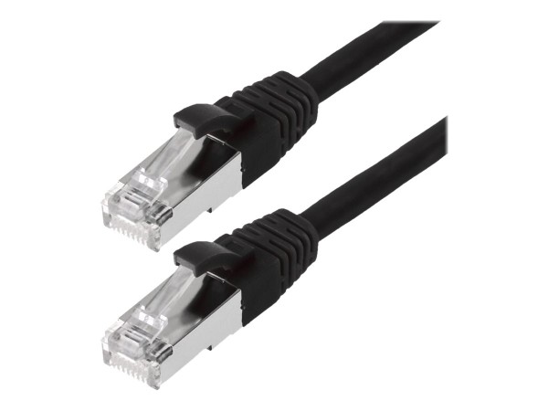 HERWECK Helos - Patch-Kabel - RJ-45 (M) - RJ-45 (M) - 30 m - SF/UTP - CAT 5e - gepresst, glatt - Sch