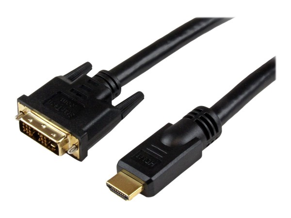 STARTECH.COM HDMI auf DVI-D Kabel 3m (Stecker/Stecker) - HDMI/DVI Adapterkabel - HDMI Videokabel