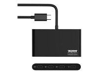 PORT USB HUB TYPE C,3x USB C, 1x Typ C PD 100W