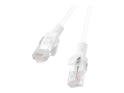 LANBERG PATCHCORD CAT.6 UTP 1M WEISS FLUKE ZERTIFIKAT