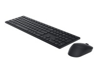 DELL Pro KM5221W - Tastatur-und-Maus-Set - kabellos - 2.4 GHz - QWERTZ - Deutsch - Schwarz