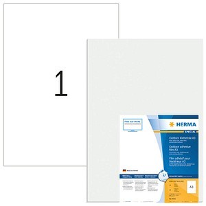 HERMA Etik. A3 Outdoor Klebefolie weiß 297x420 mm 10 St